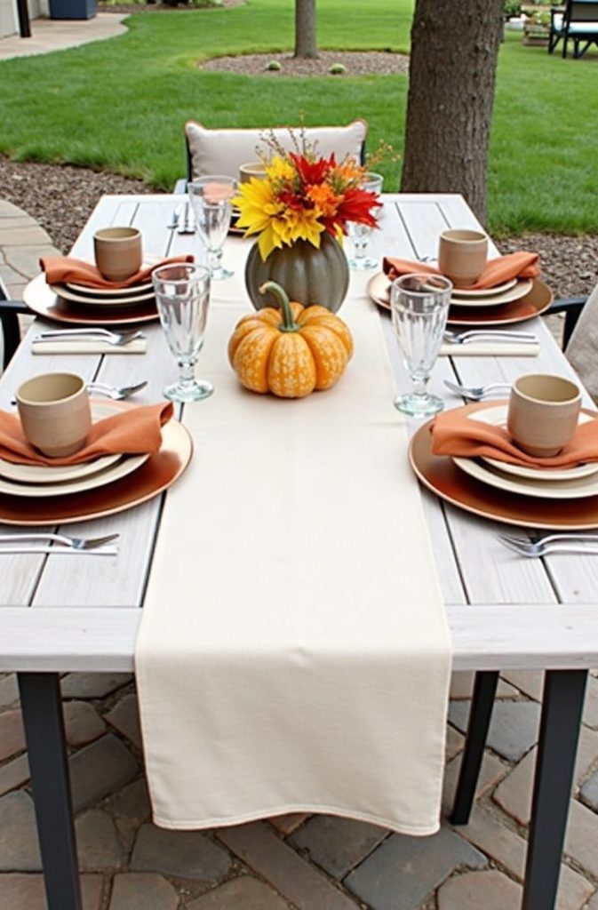 Cream + Cinnamon Place Settings