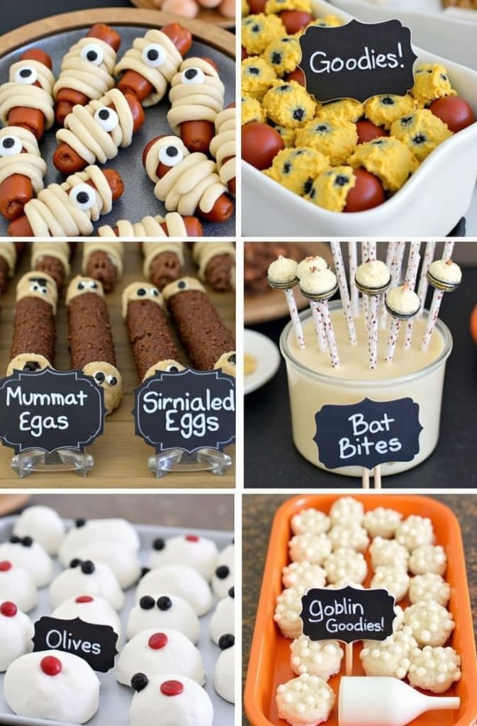 Creepy-Cute Snack Table
