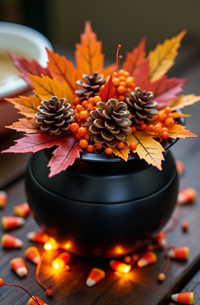 Fall Foliage Cauldron