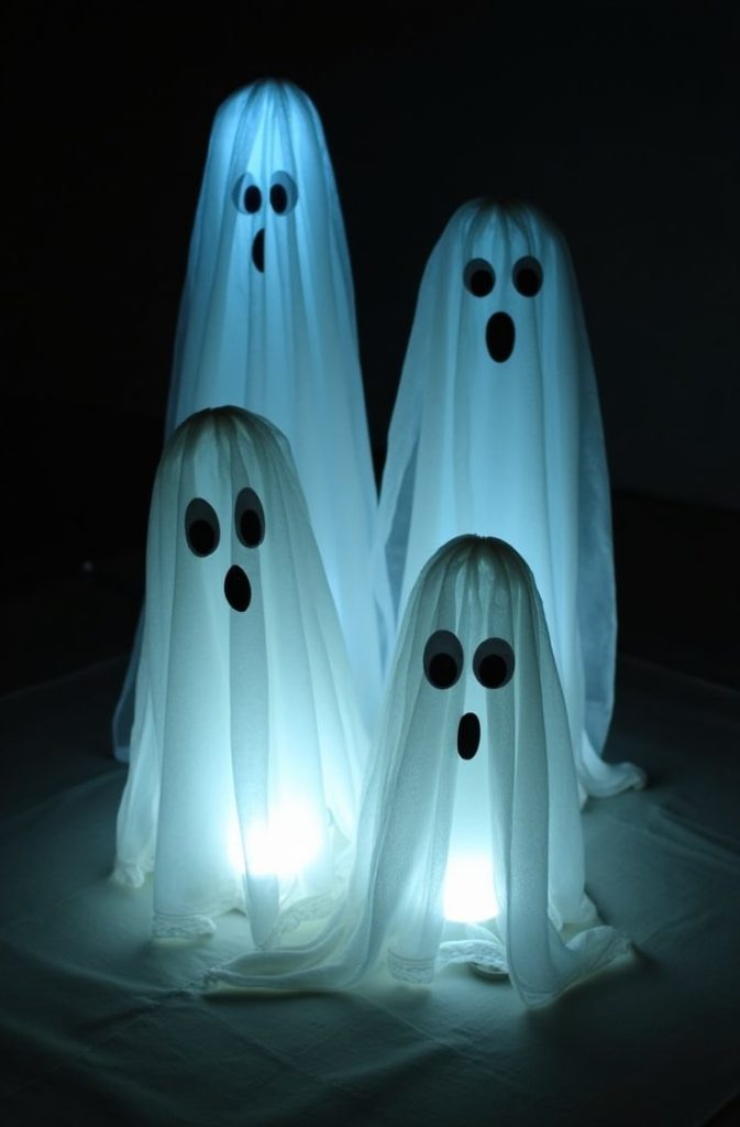 Floating Ghost Candles