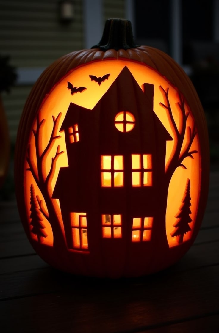 Haunted House Scene-min