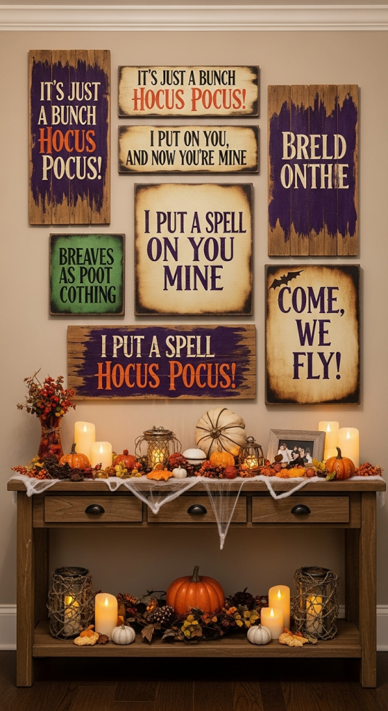  Hocus Pocus Quote Signage