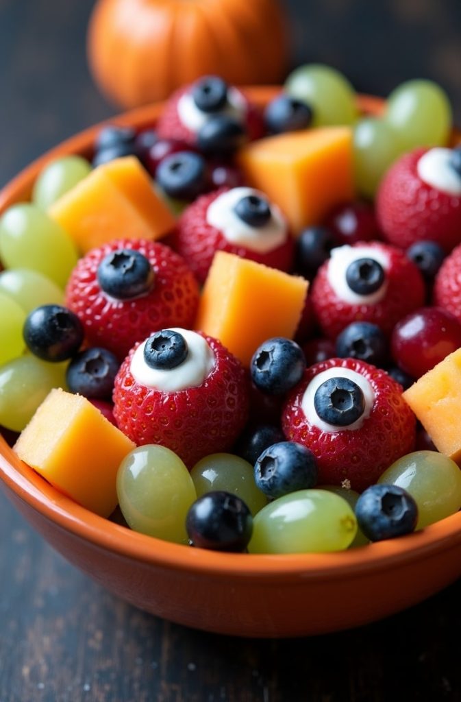 Monster Eyeball Fruit Bowl