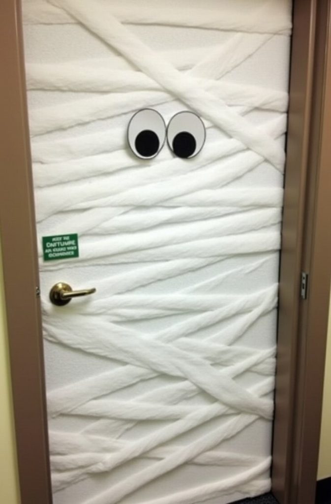 Mummy Wrapped Door