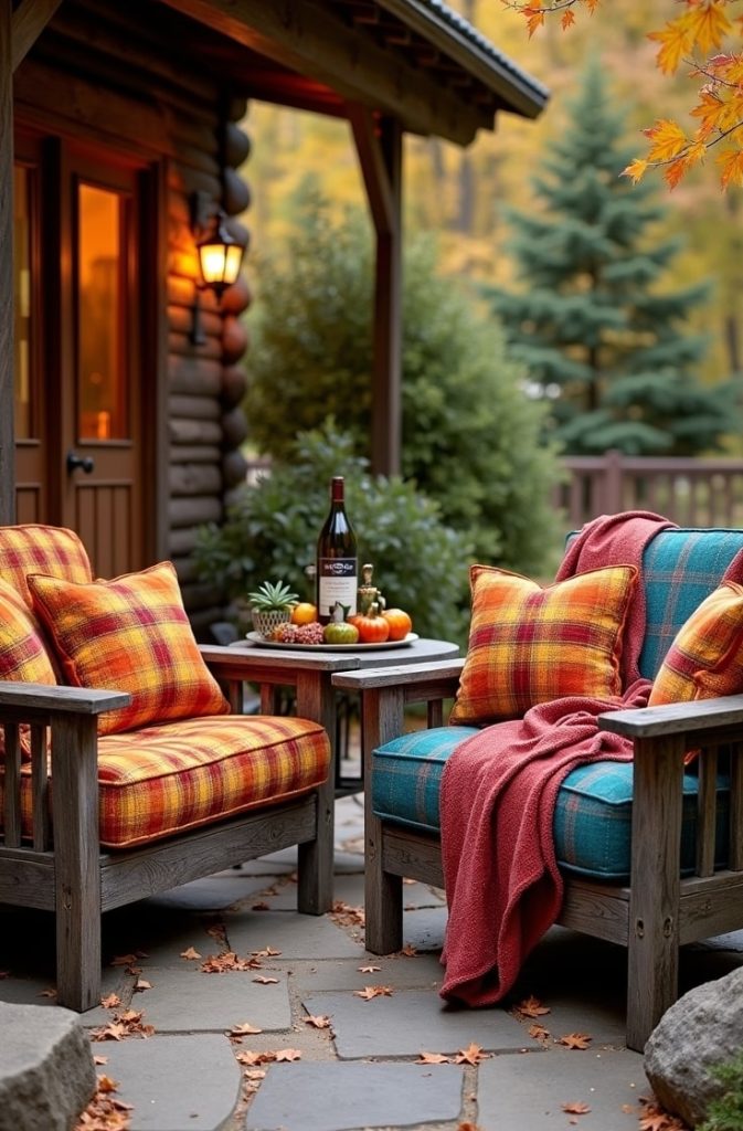 Pop of Plaid on Lounge Sets