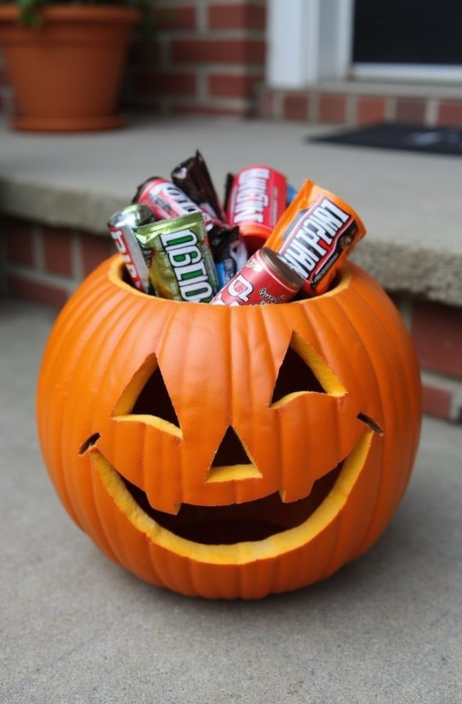 Pumpkin Candy Holder