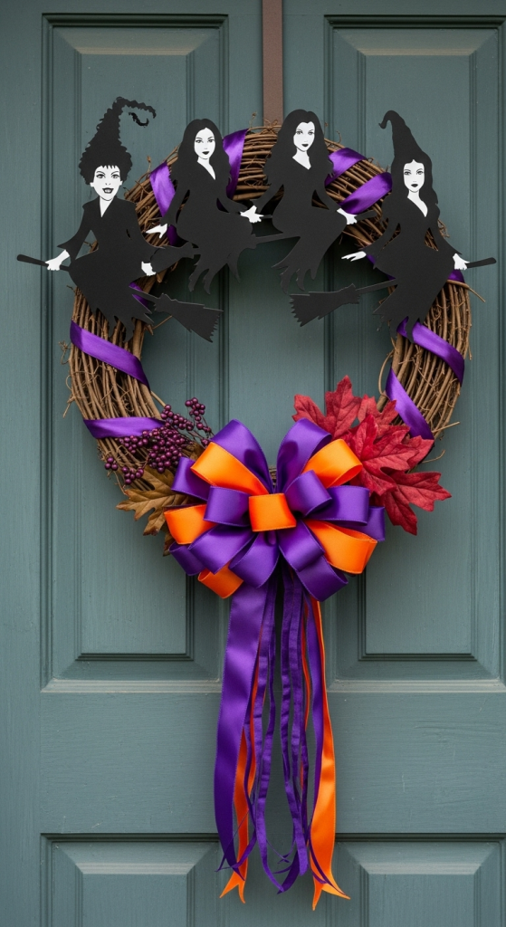 Sanderson Sisters Silhouette Wreath