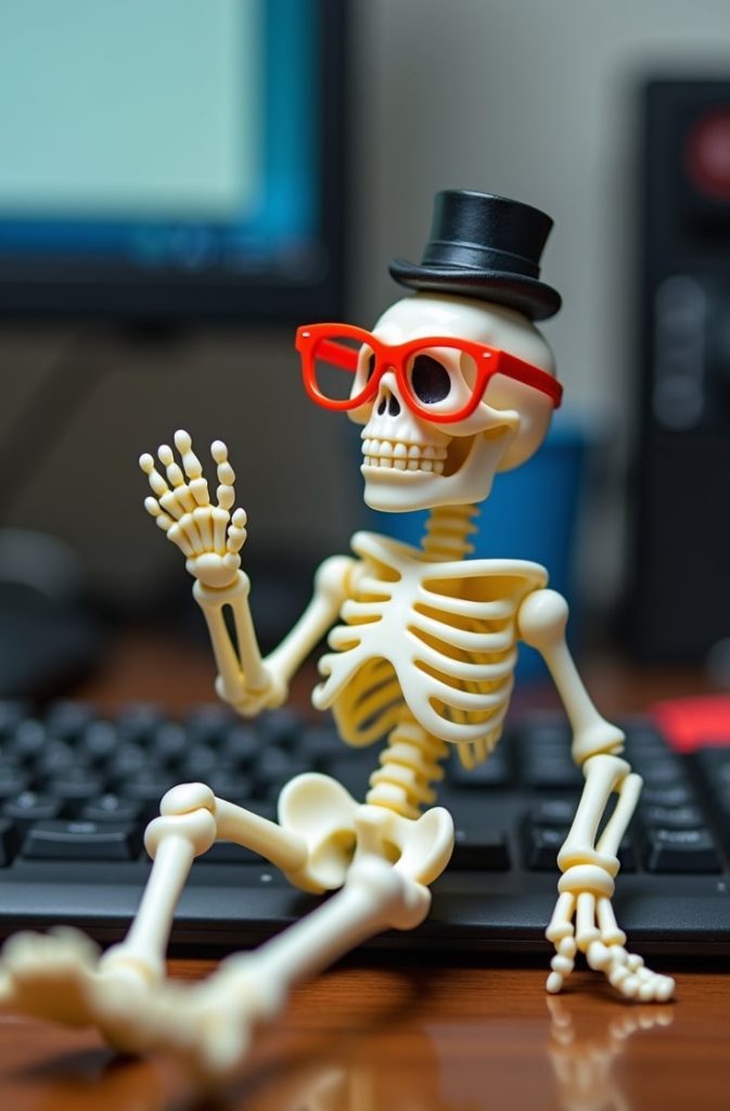  Skeleton Desk Buddy