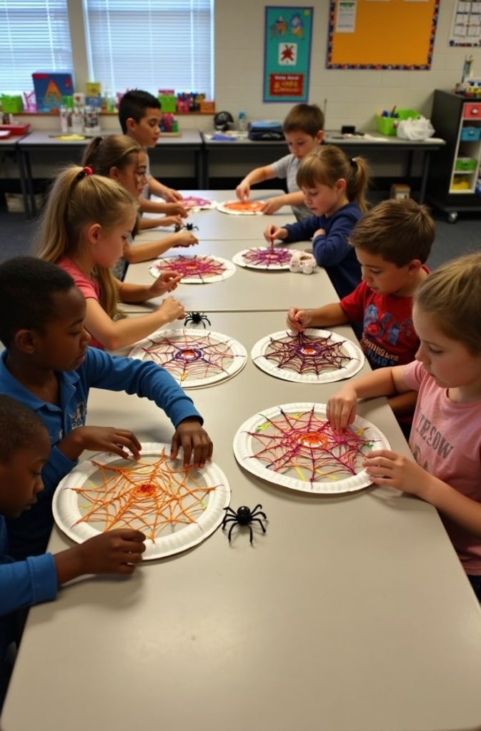 Spider Web Weaving
