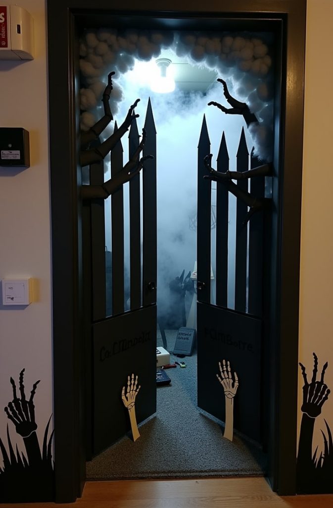 Spooky Graveyard Gate