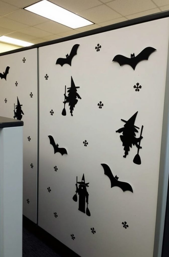 Spooky Silhouette Wall