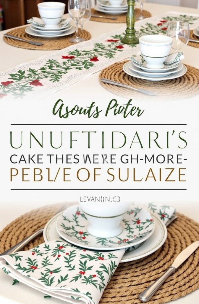 Table Runners and Placemats