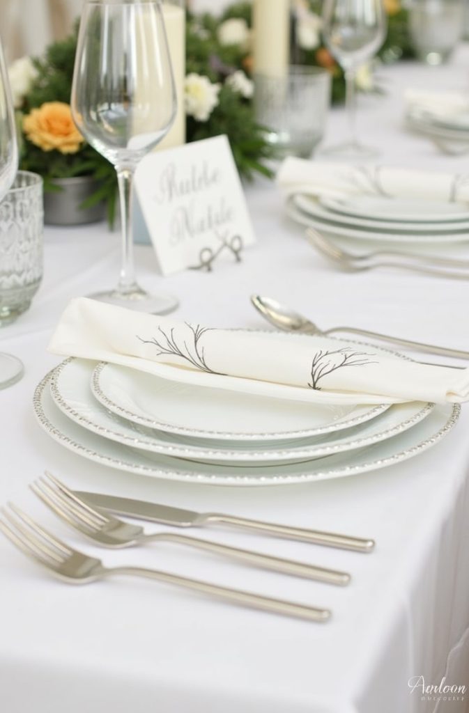 White Tablescape