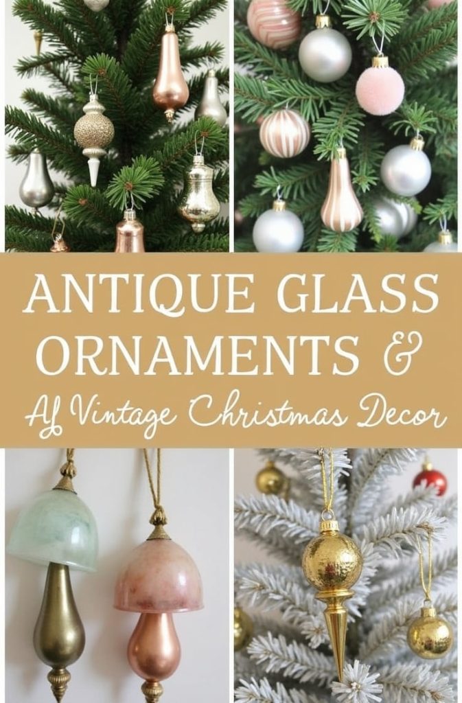 Antique Glass Ornaments: The Heart of Vintage Christmas Decor