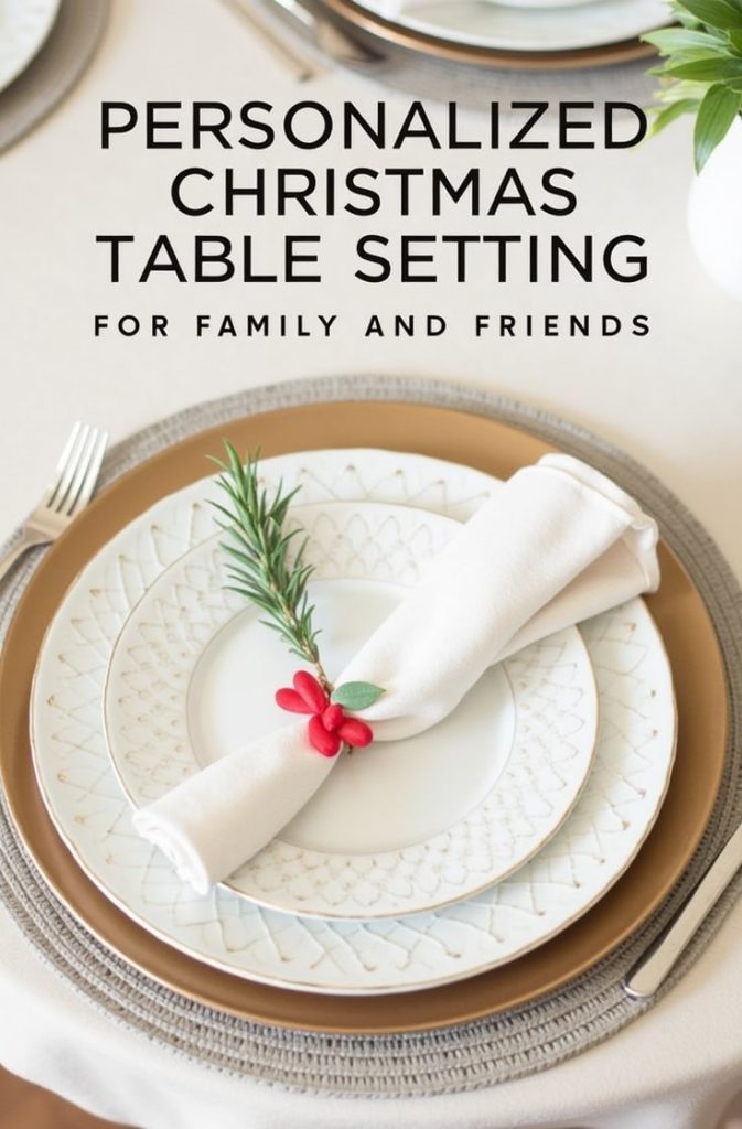 Christmas Brunch Table Ideas with Cheerful Colors