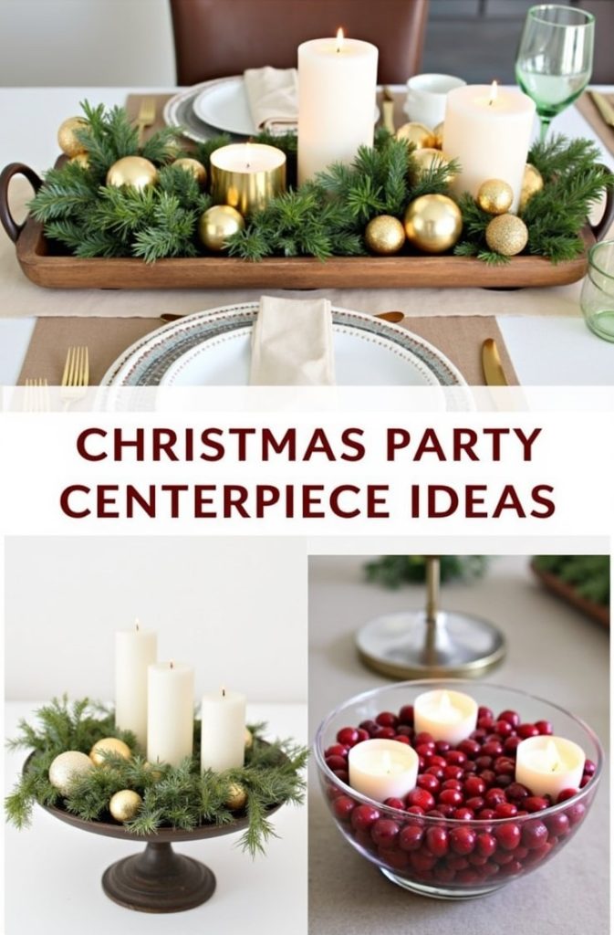 Christmas Party Centerpiece Ideas 🎀