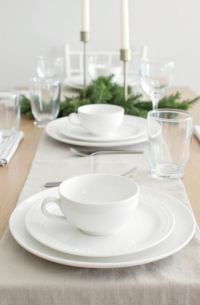 Christmas Table Decor for Small Spaces