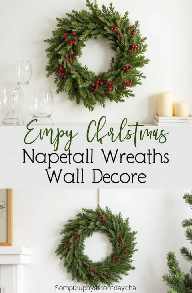 Christmas Wreath Wall Decor: Classic and Versatile