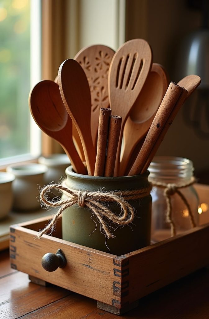 Cinnamon Stick Utensil Ties