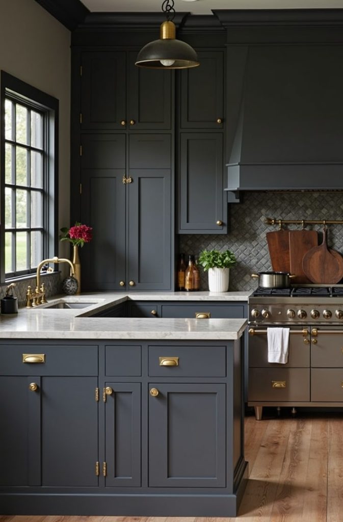 Copper Pots and Pans Display