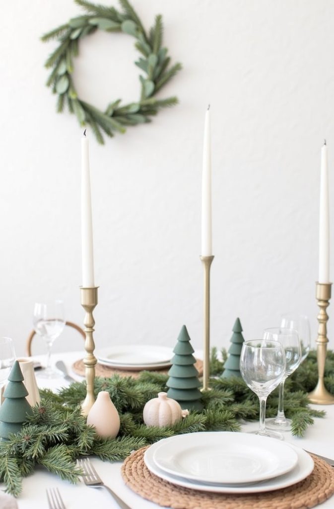 Cozy Farmhouse Christmas Table Ideas