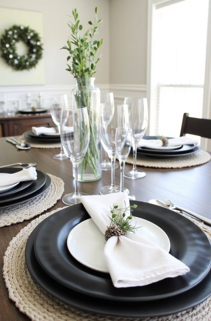Cozy Neutral Christmas Table Decor