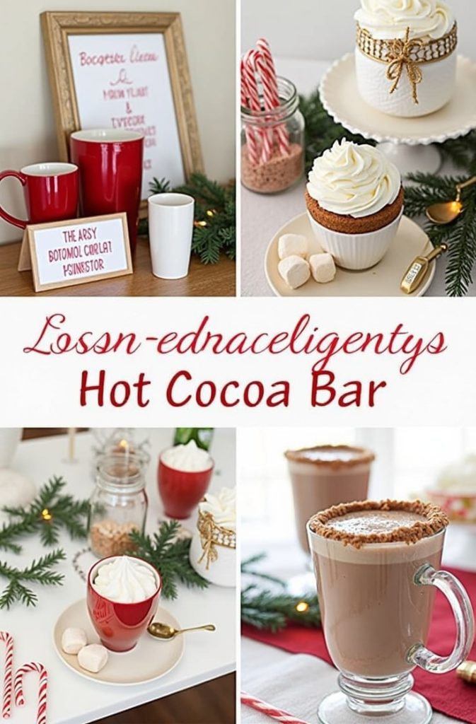 Create an Elegant Hot Cocoa Bar ☕