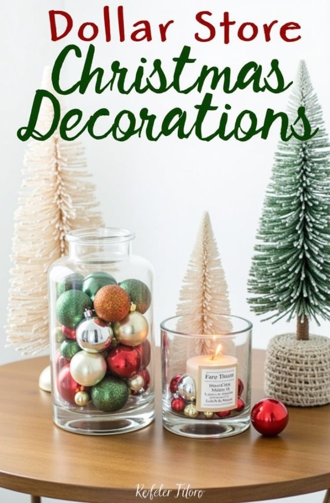 Dollar Store Christmas Decorations That Shine