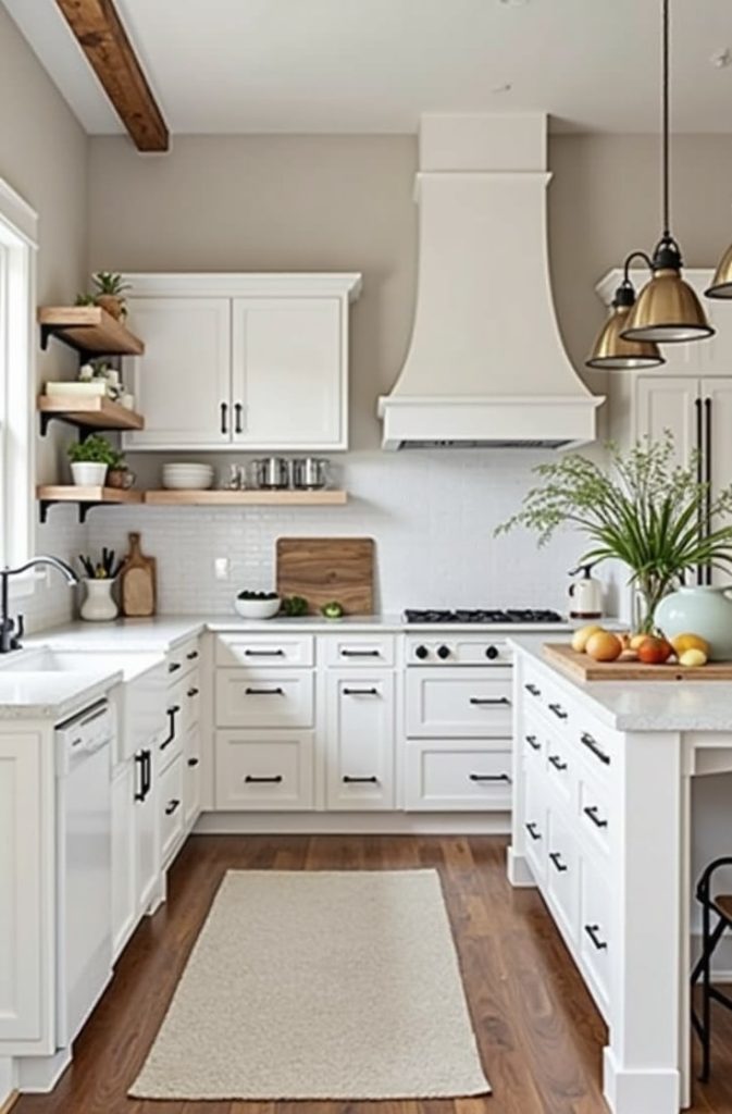 Earthy Taupe and White