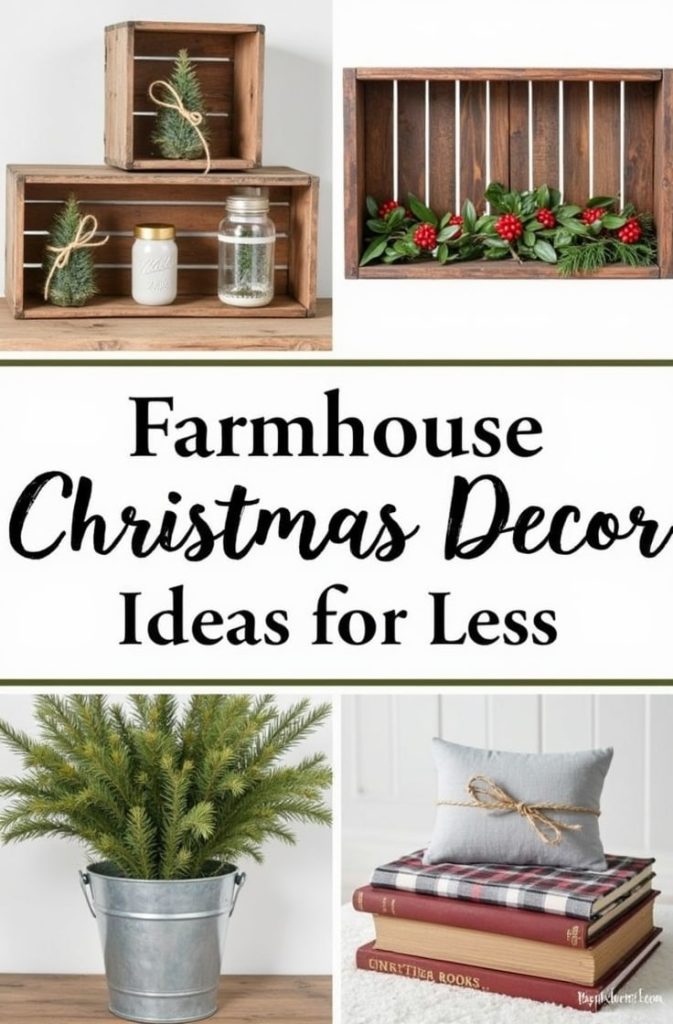 Farmhouse Christmas Decor Ideas for Less