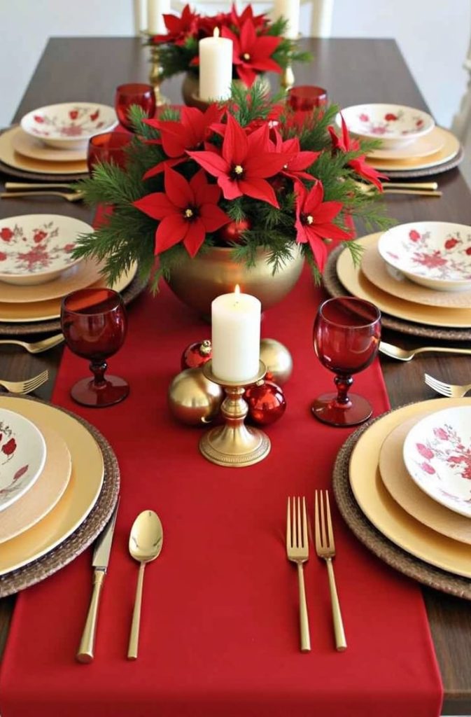 Farmhouse Christmas Table Decor