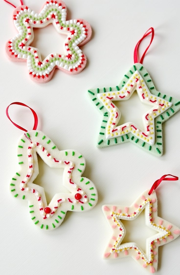 Felt Christmas Ornaments-min