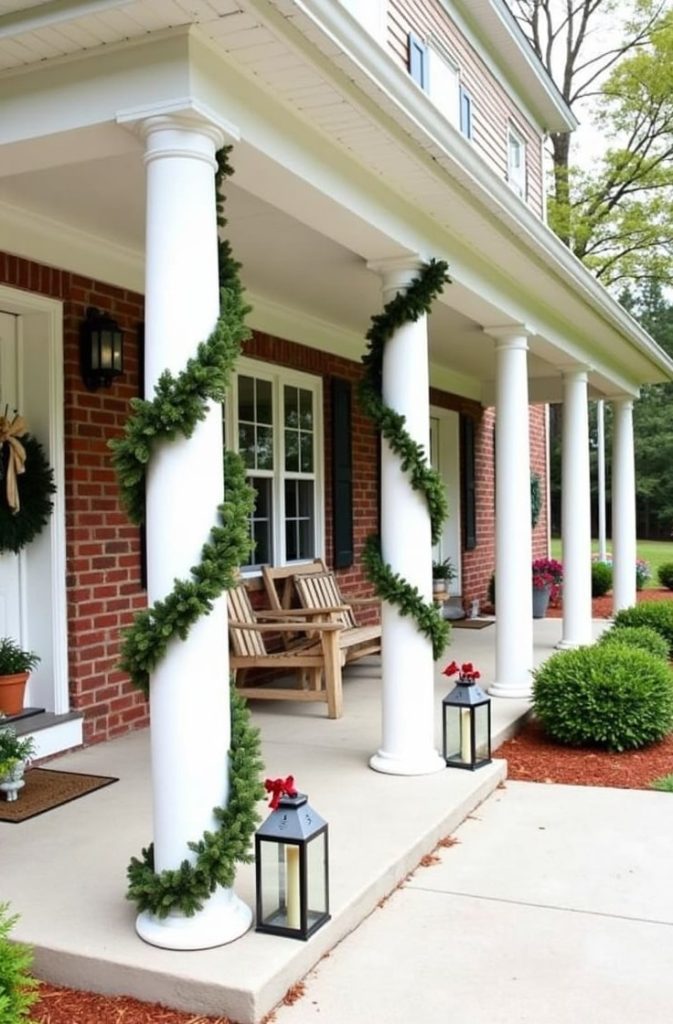 Festive Outdoor Pillars or Columns