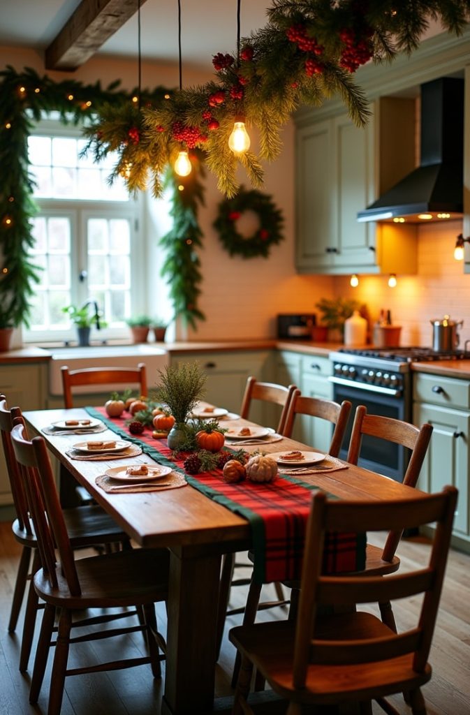Garland Draped Cabinet Tops