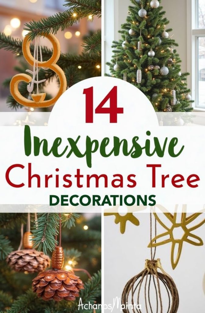  Inexpensive Christmas Tree Decorations