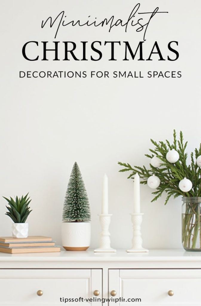 Minimalist Christmas Decorations for Small Spaces