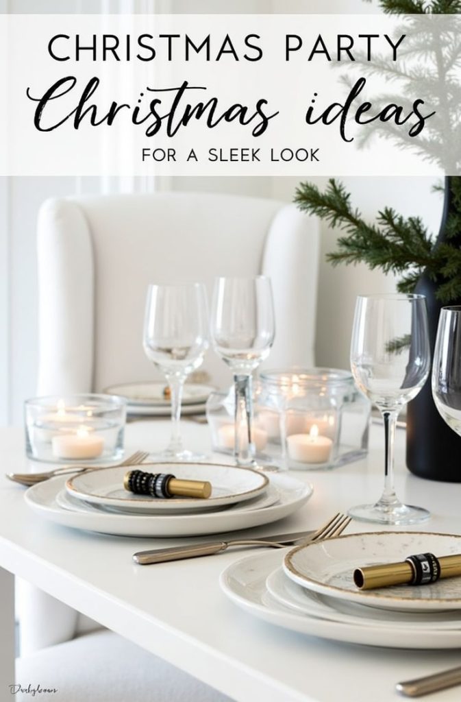 Modern Christmas Party Ideas for a Sleek Look 🖤