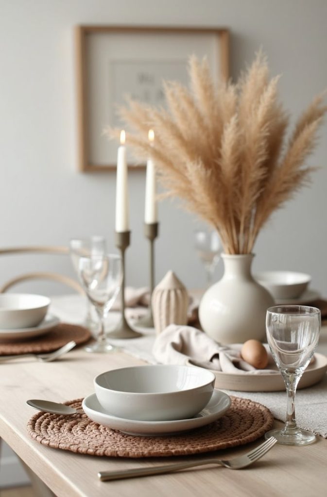 Modern Christmas Table Decorations
