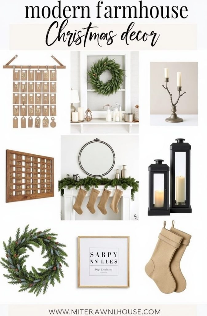 Modern Farmhouse Christmas Decor
