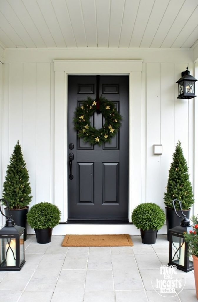 Modern Outdoor Christmas Decor