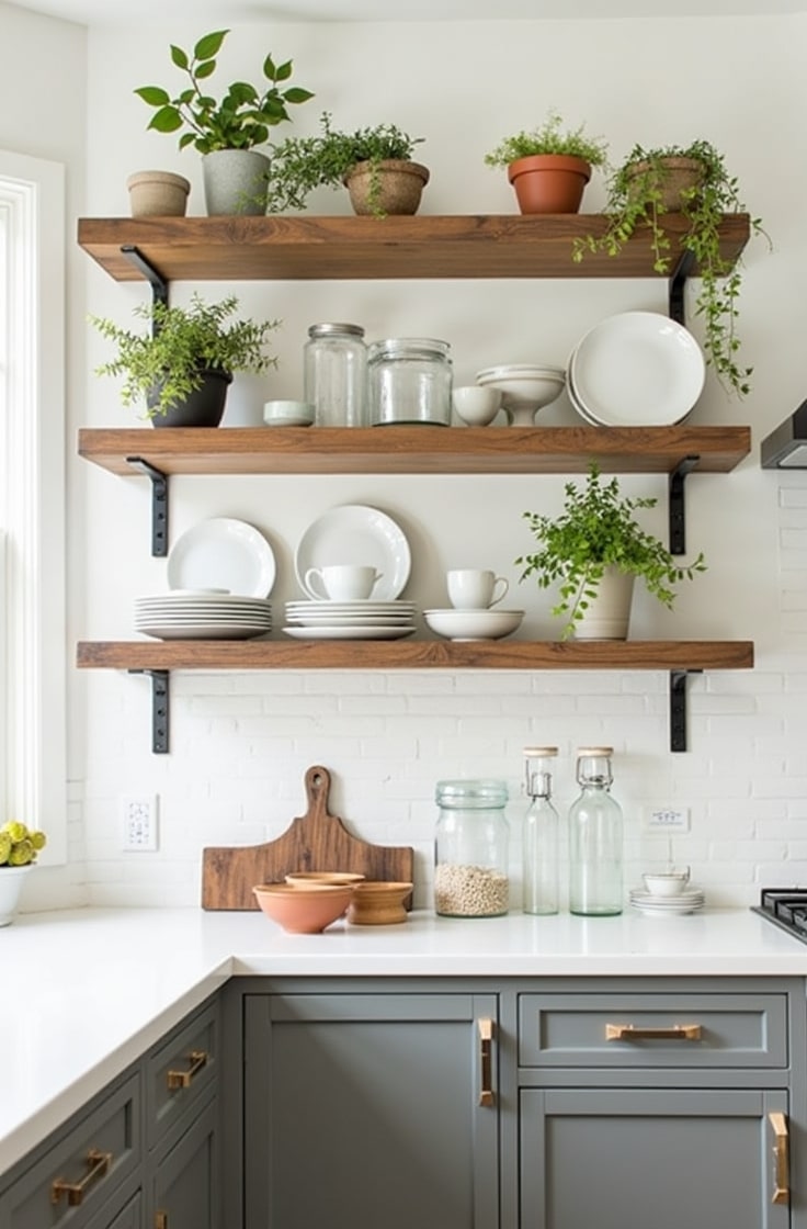 Open Wooden Shelving-min
