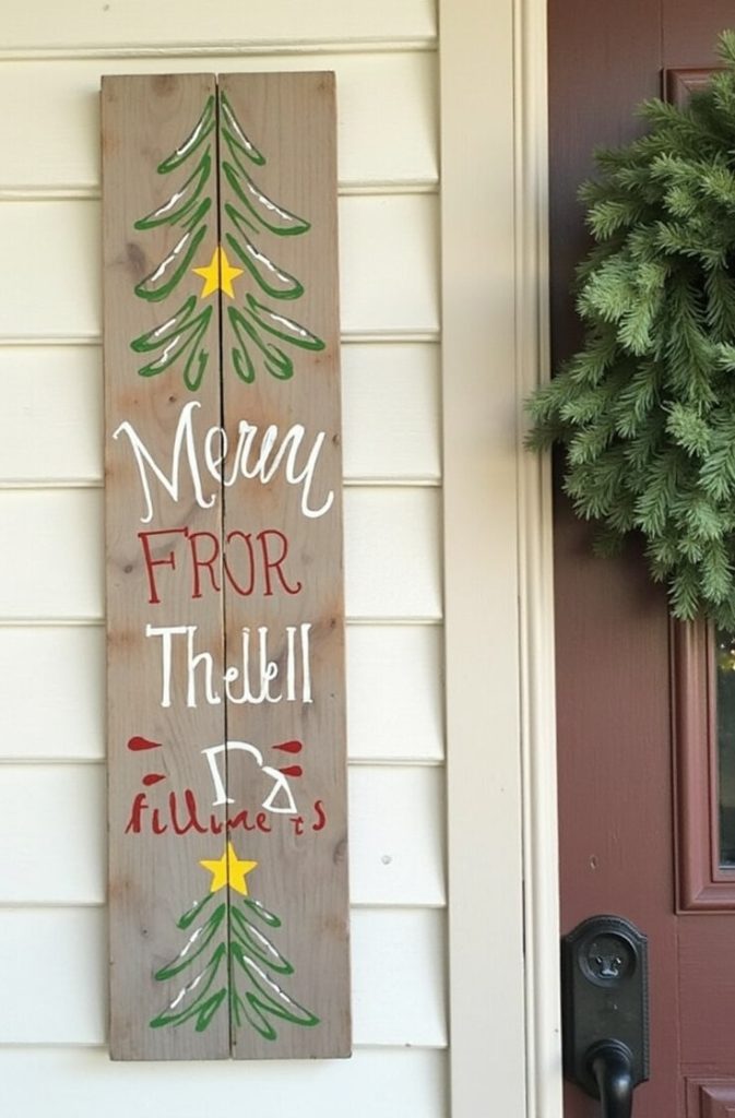Recycled Wood Sign