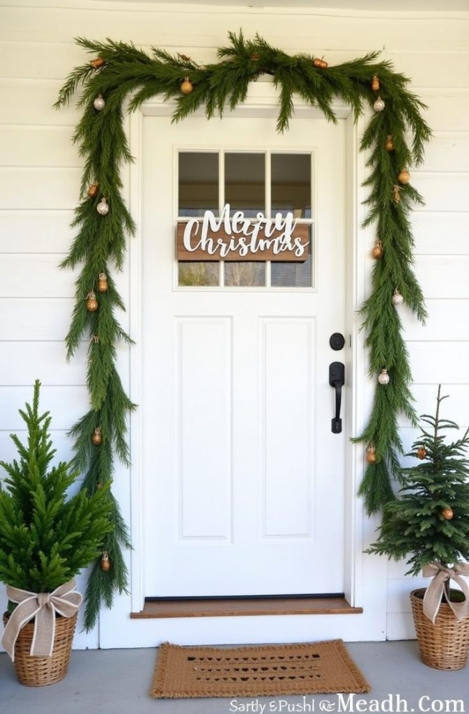 Rustic Farmhouse Front Door Decor