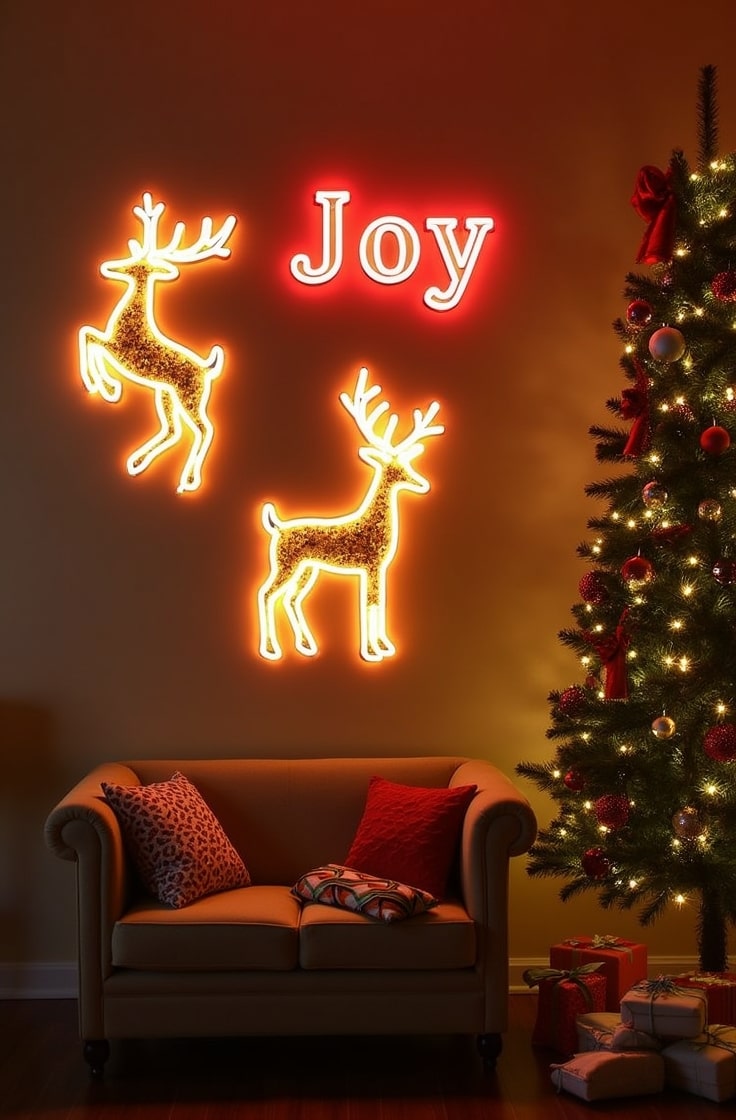 Scandinavian Christmas Wall Ideas Minimal Beauty and Natural Elegance-min
