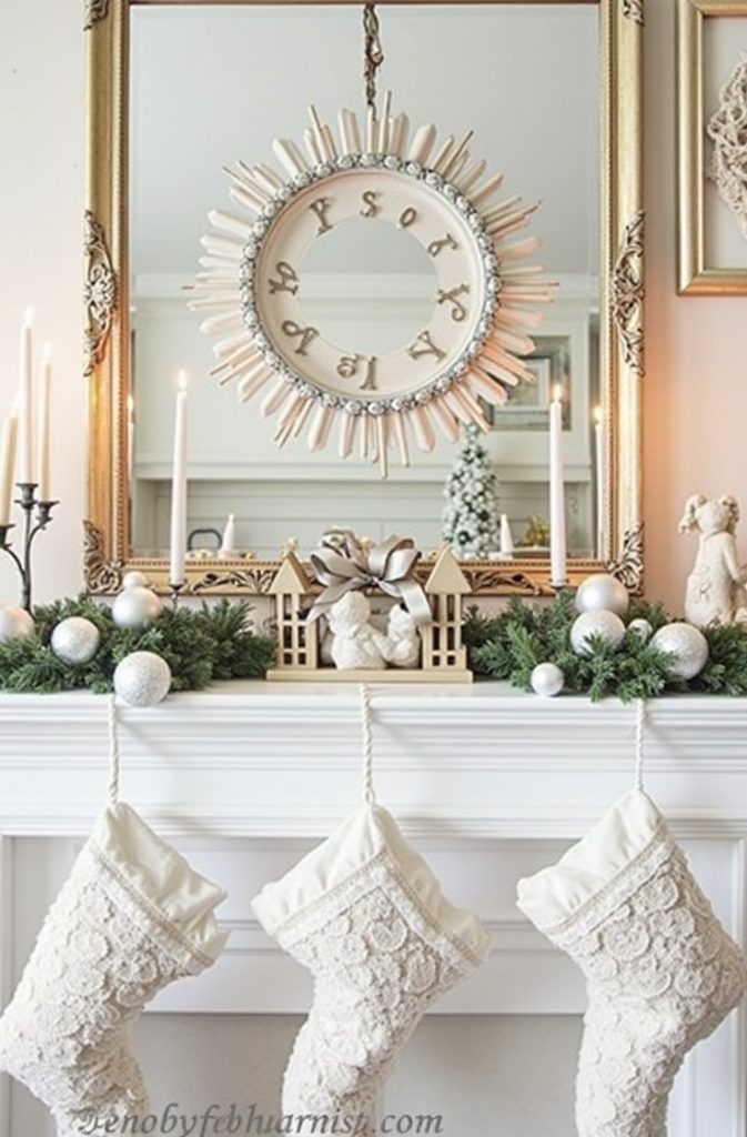 Shabby Chic Christmas Decor: Romantic and Rustic