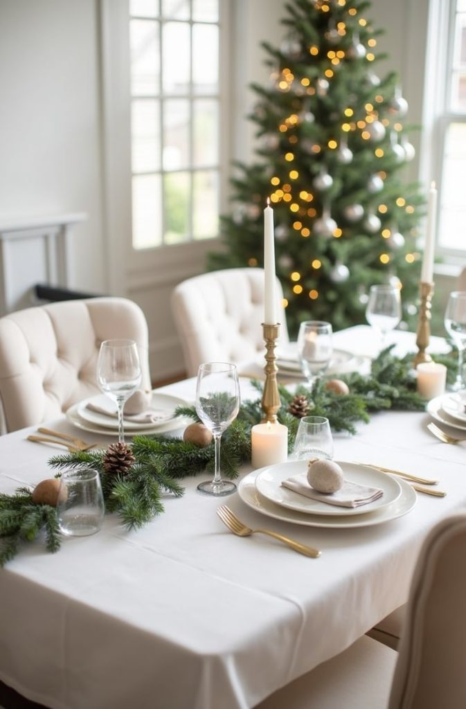 Simple Christmas Table Decorations: Warm and Inviting
