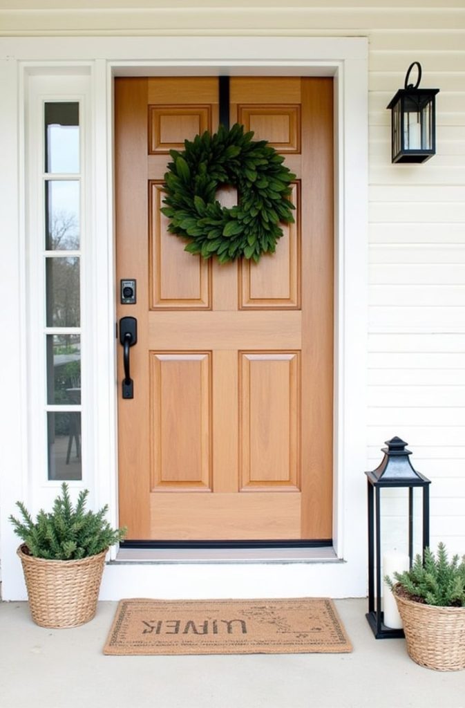Simple Front Porch Christmas Ideas: Welcoming Simplicity