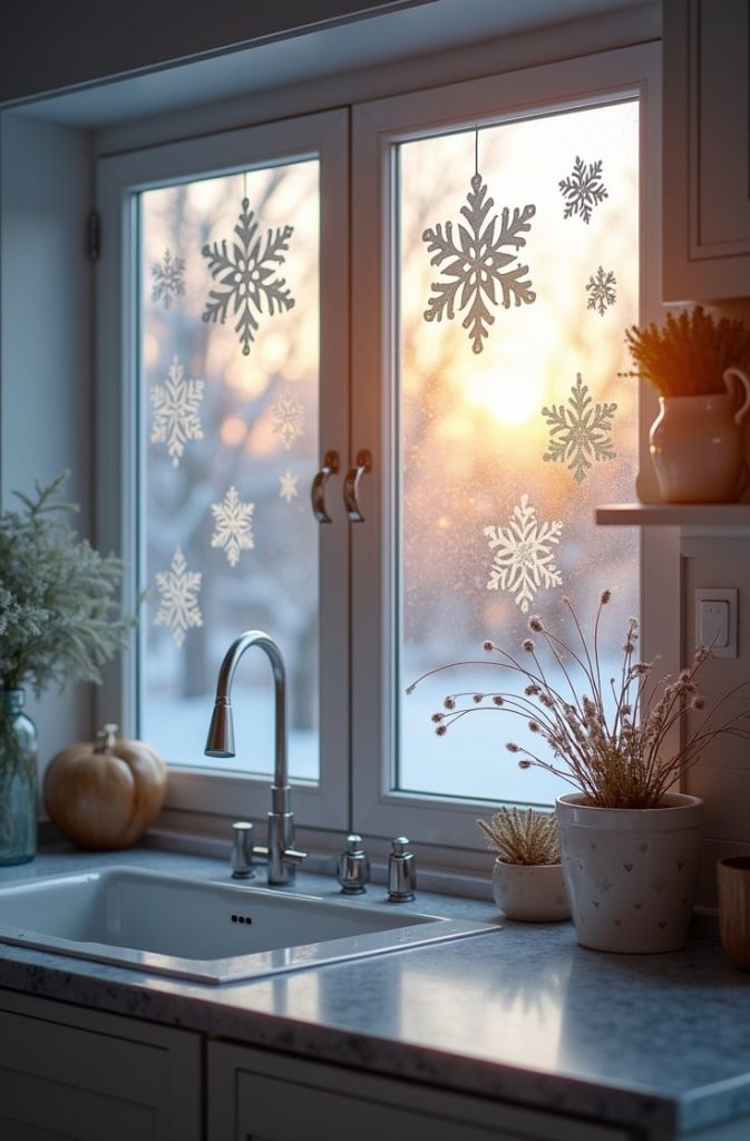 Snowflake Window Clings