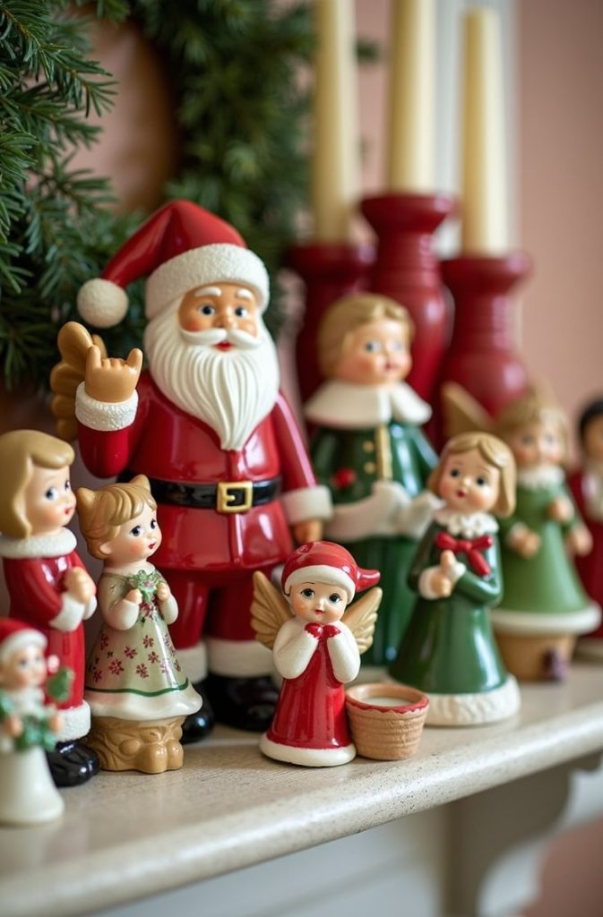 Vintage Christmas Figurines: Charming Collectibles