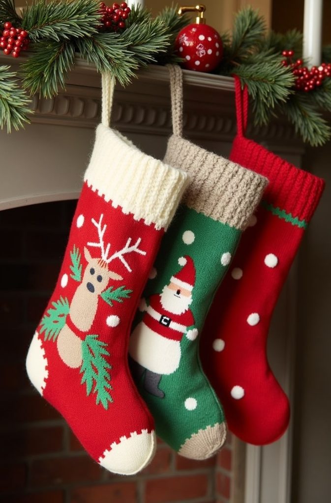 Vintage Christmas Stockings: Cozy Nostalgia on the Mantel